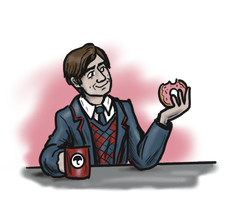 Almond Crunch Donut Tea