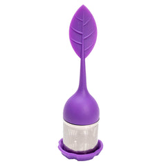 Silicone Loose Leaf Tea Infuser - Purple