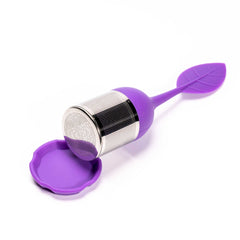 Silicone Loose Leaf Tea Infuser - On Side