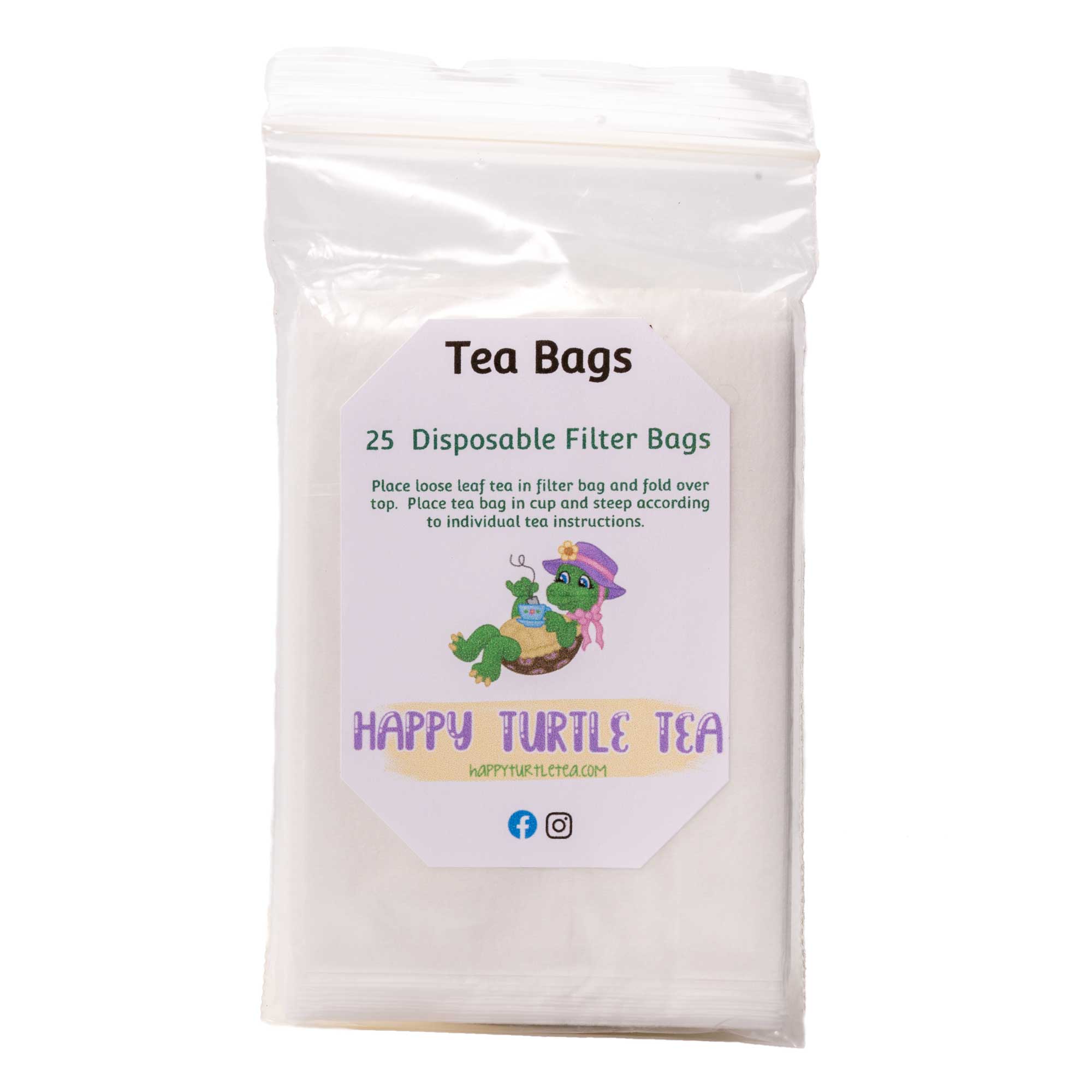 25 Count Disposable Tea Bags